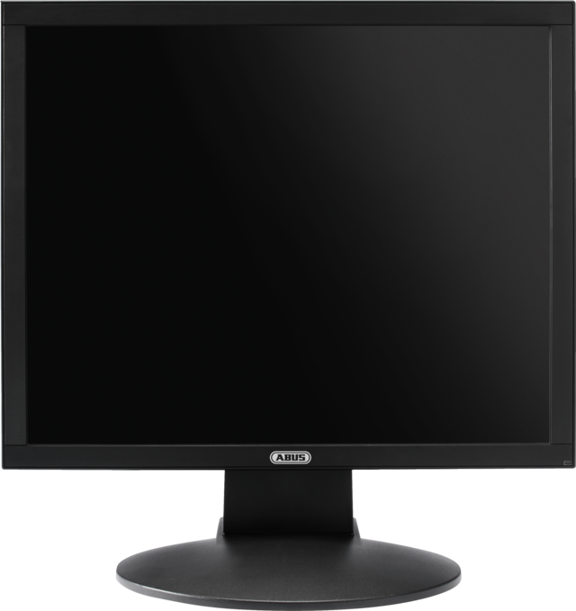 19" LED monitor front view