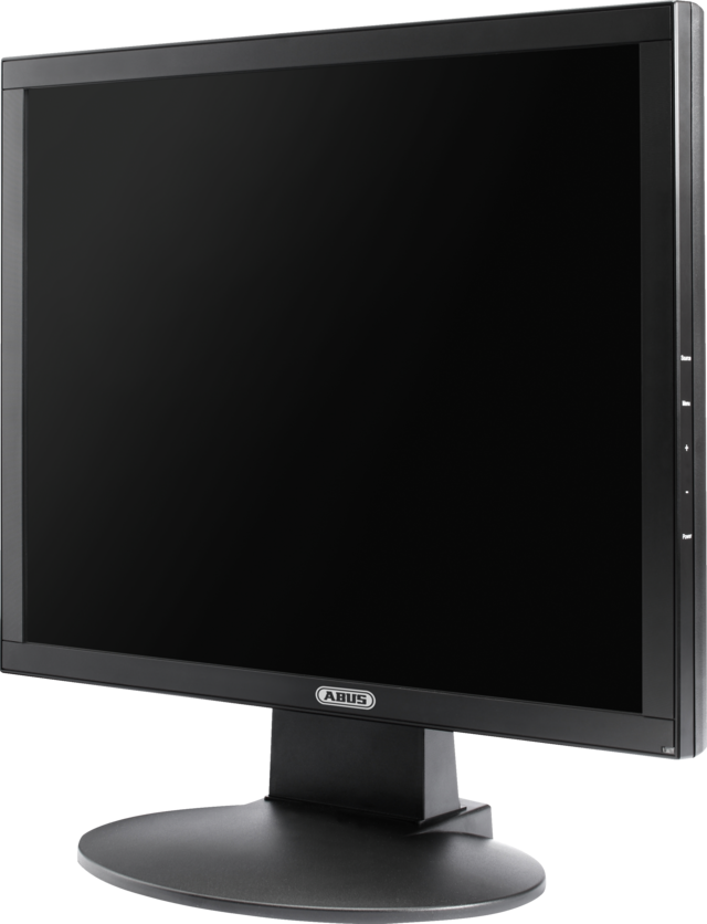 19" LED monitor front view left