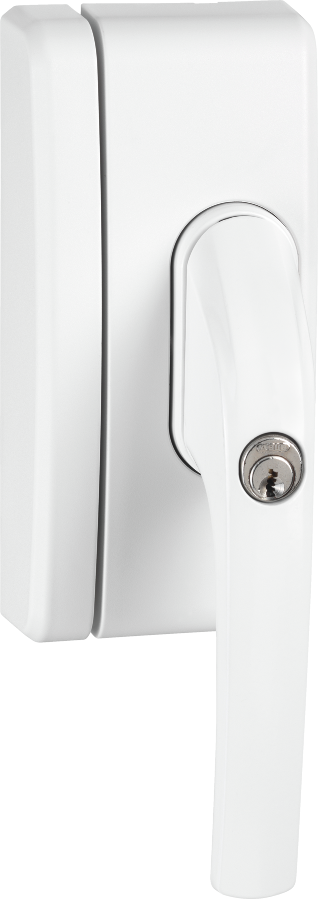 Secvest trådløs vinduesgrebsikring FO 400 E –  AL0089 (hvid) front vis fra front højre