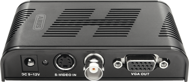BNC-VGA converter rear view
