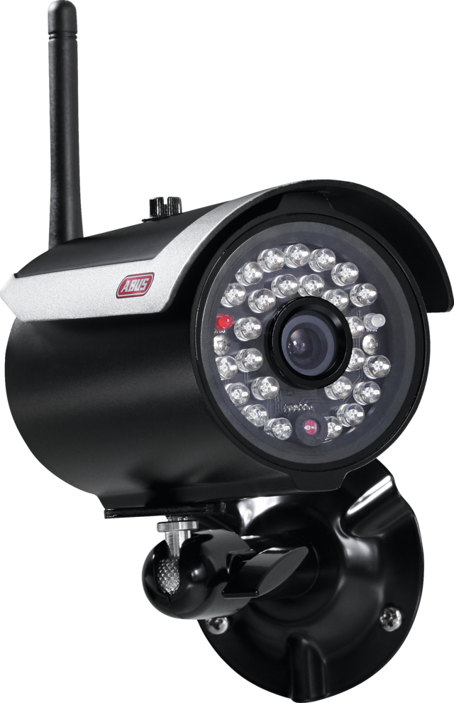 IR wireless outdoor camera, 2.4 GHz front view right