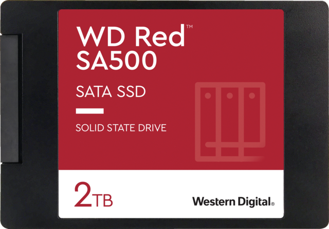 2 TB 2,5" SSD Hard Drive SATA WD Red