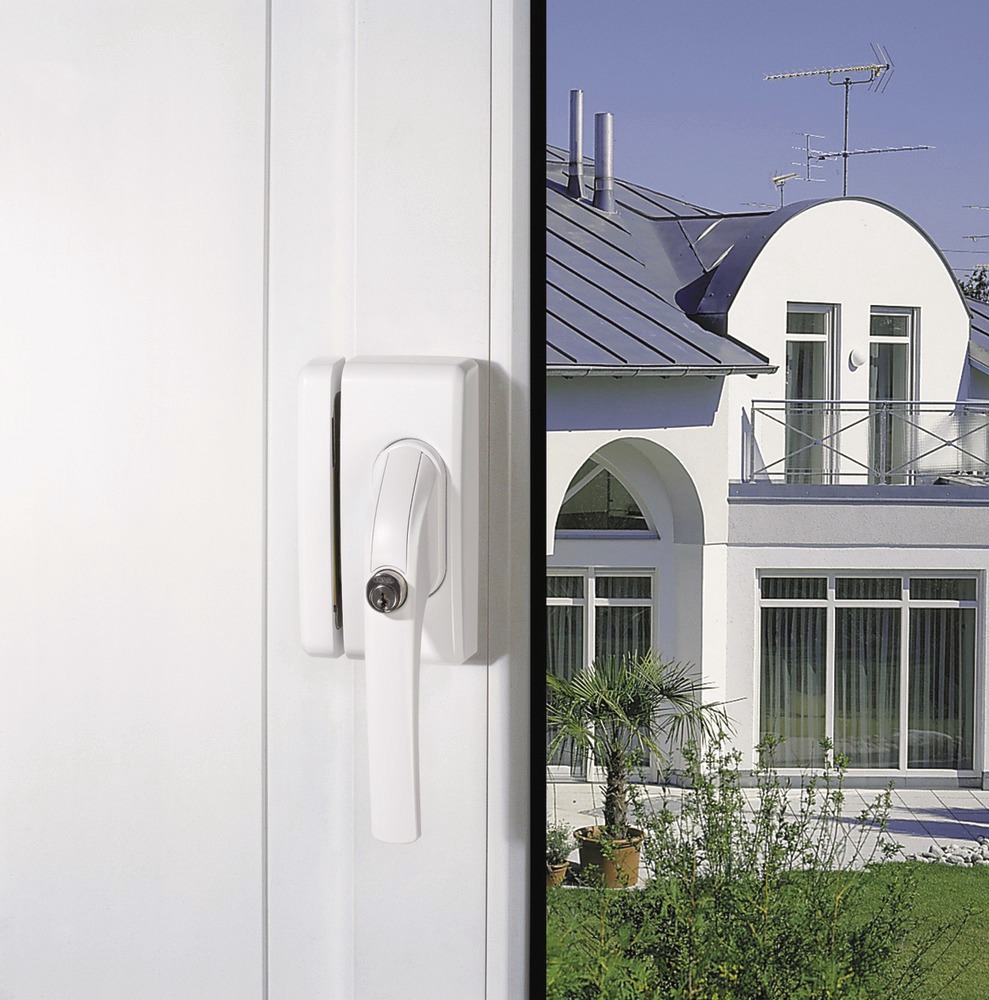 Secvest trådløs vinduesgrebsikring FO 400 E –  AL0089 (hvid) Eksempel på anvendelse