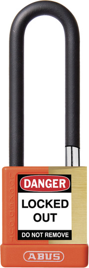 Padlock brass 74M/40HB75 KD orange RH-6 459T89