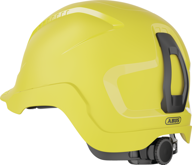 Scator-E safety yellow oblique back view