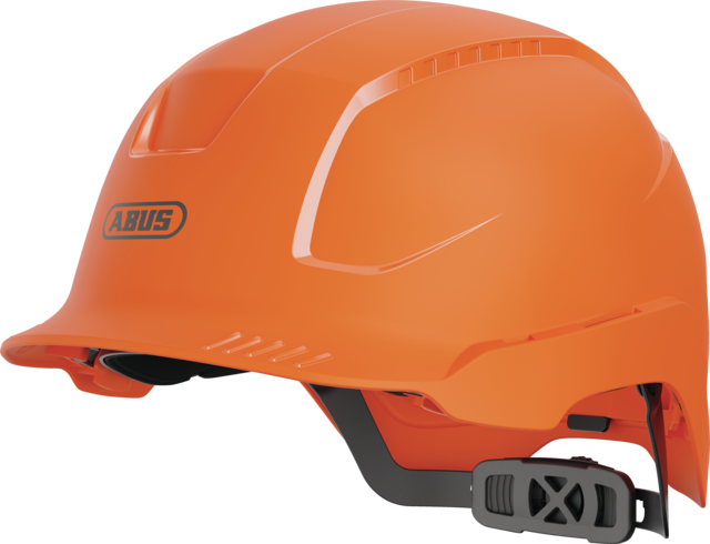 Scator-E safety orange oblique front view