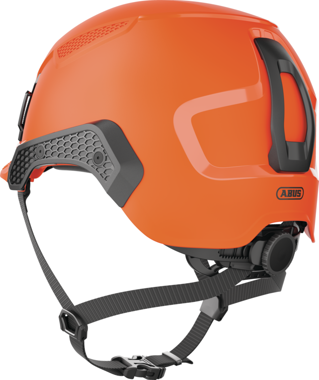 Spector-E signal orange oblique back view