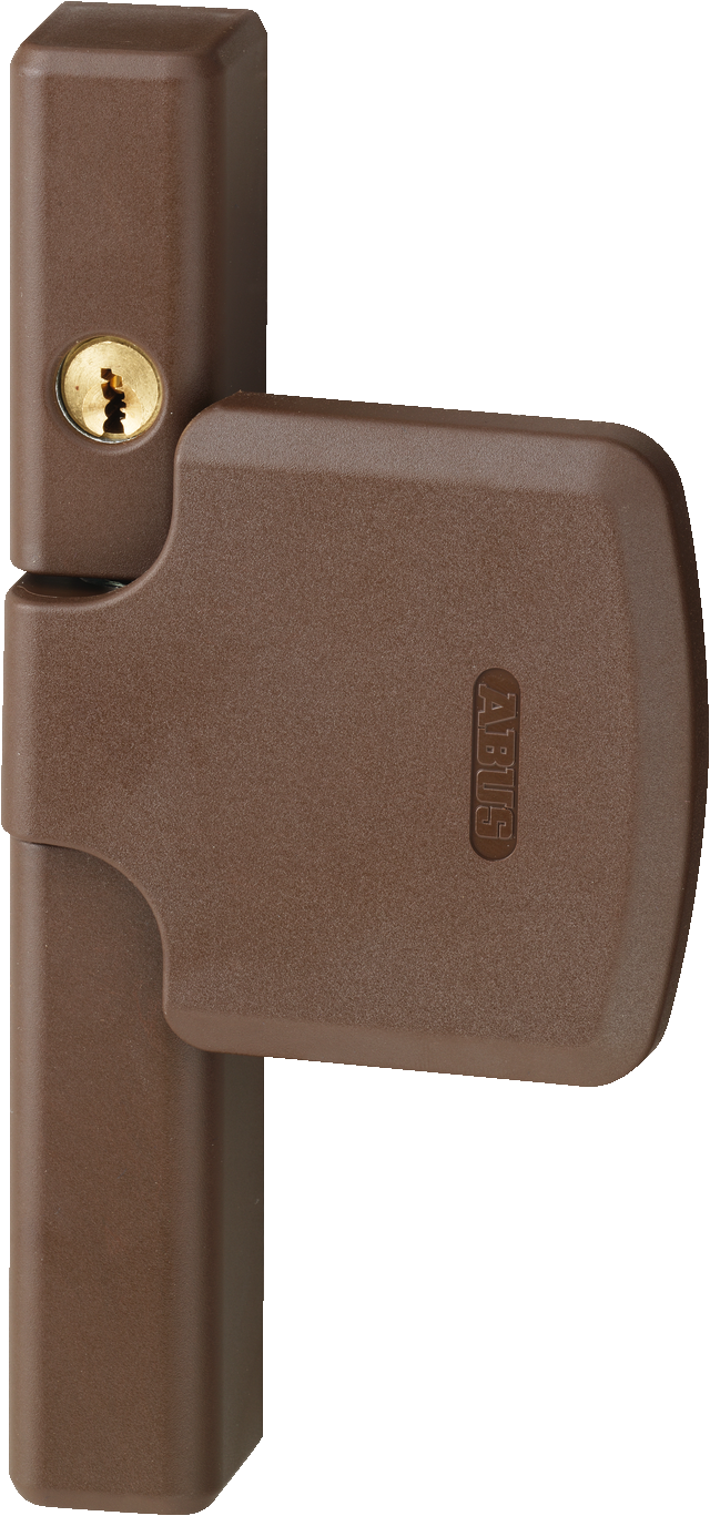 window security lock FTS206 brown oblique front view