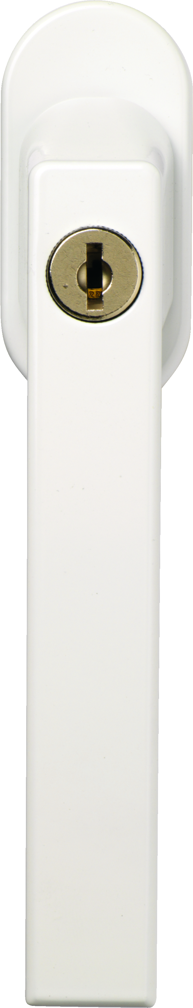 Zárható ablakkkilics FG210 fehér ferde elülső nézet
