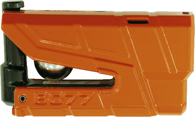 Féktárcsazár 8077 Granit Detecto narancssárga