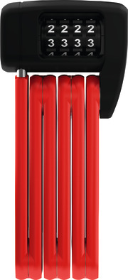Folding lock BORDO™ LITE MINI 6055C/60 red