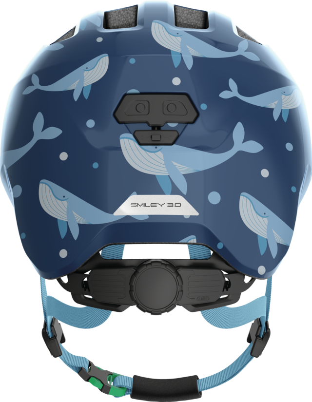 Smiley 3.0 blue whale shiny utsikt bakifrån