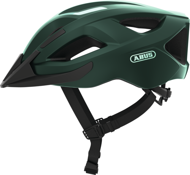 Aduro 2.1 smaragd green vue de côté avec visière