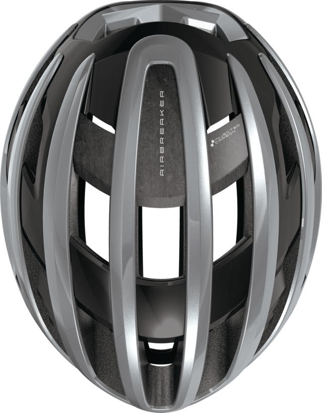 AirBreaker 2.0 MIPS graphite silver top view