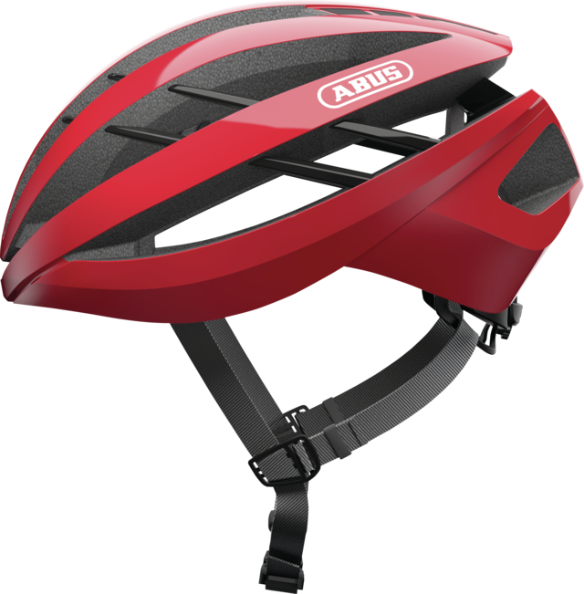 Aventor racing red vista laterale