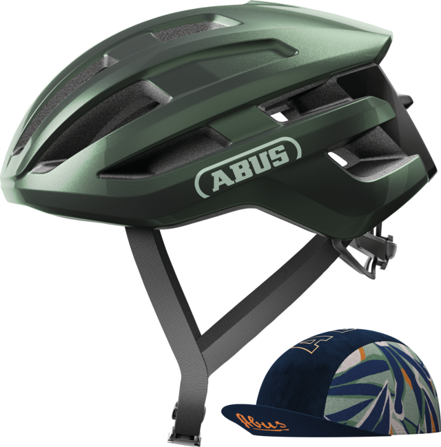 PowerDome ACE moss green vista laterale