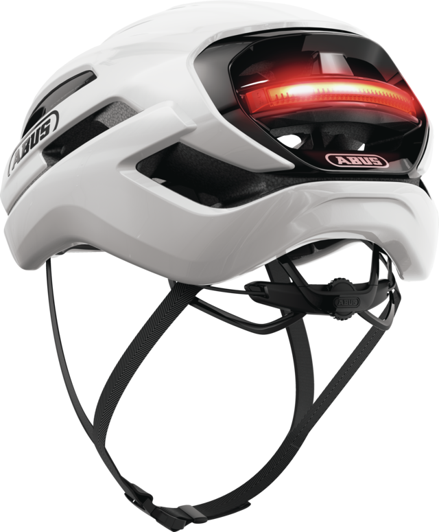Taipan LED shiny white oblique rear view