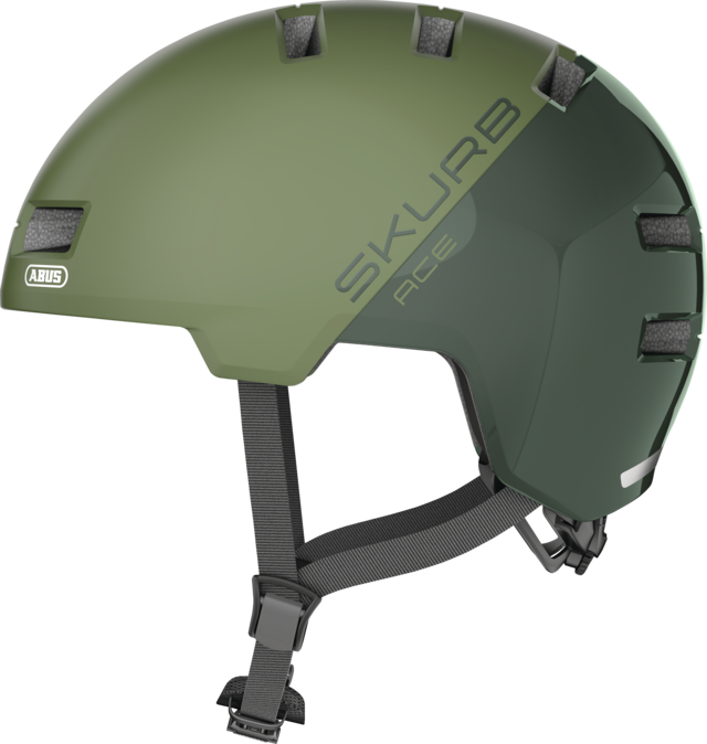 Skurb ACE jade green side view