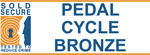 Logo d‘agrément aux tests de résistance Sold Secure Pedal Cycle Bronze – Northants, Grande-Bretagne
