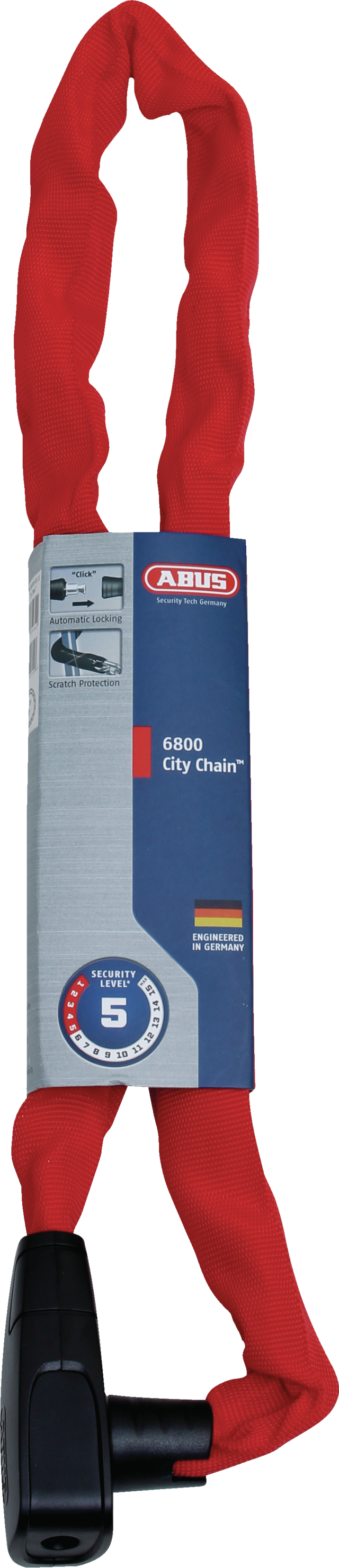 Lock-Chain Combination CityChain 6800/85 red