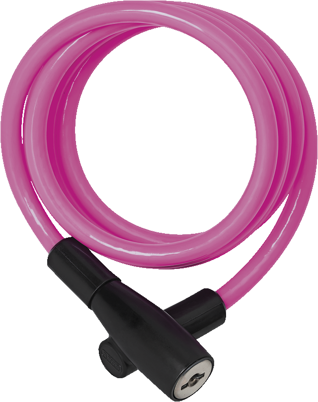 Candados de cable en espiral 3506K/120 pink