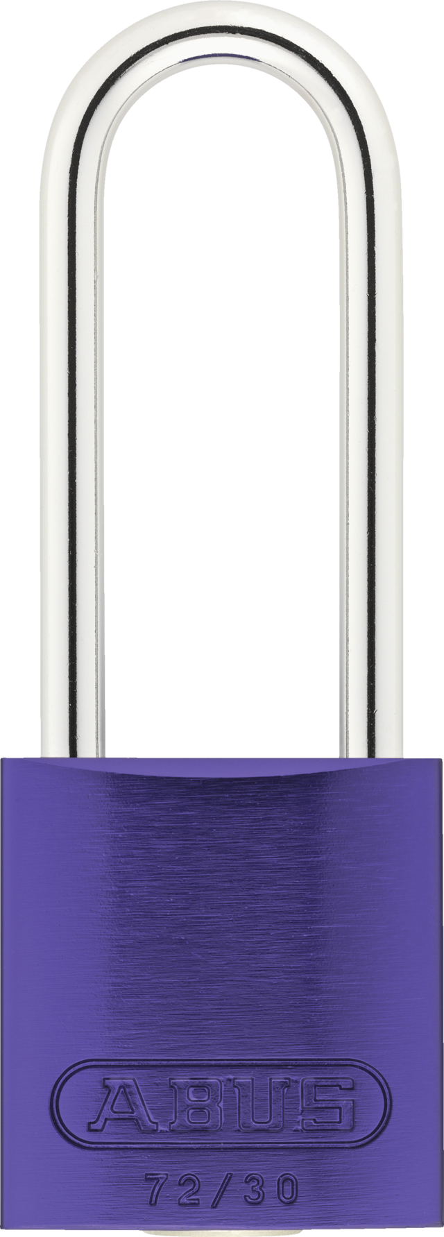 Padlock aluminium 72/30HB50 purple