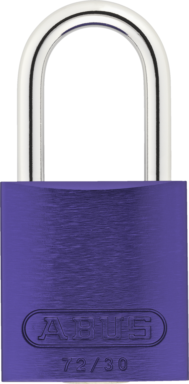 Vorhangschloss Aluminium 72/30 violett