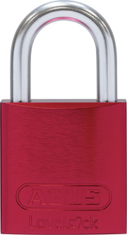 Vorhangschloss Aluminium 72LL/40 rot