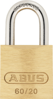 Padlock brass 60/20