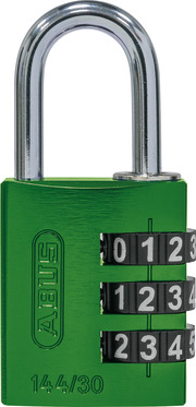 Combination lock 144/30 green B/SDKNFINPLCZHRUS