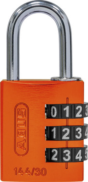 Combination lock 144/30 orange B/SDKNFINPLCZHRUS