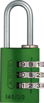 Combination lock 145/20 green B/DFNLI