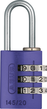 Combination lock 145/20 purple B/DFNLIESPP