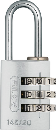 Combination lock 145/20 silver B/DFNLI