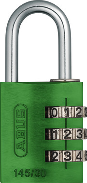 Combination lock 145/30 green