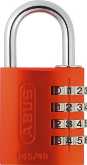 Combination lock 145/40 orange