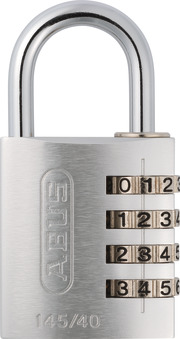 Combination lock 145/40 silver